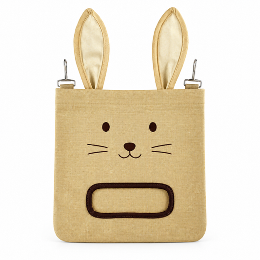 Bunny Ear Hanging Hay Feeder Bag for Rabbits and Guinea Pigs